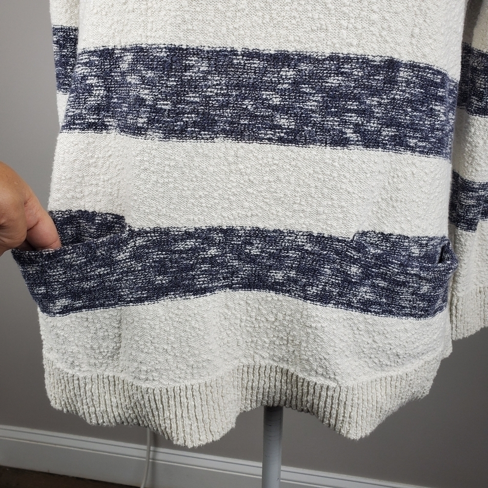 Lou and Grey off white black stripe sweater L - Picture 3 of 9